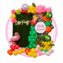 Teddy bear theme birthday decoration for baby girl